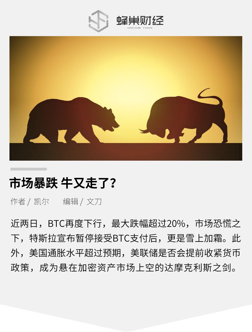 市场暴跌。公牛又走了吗？
