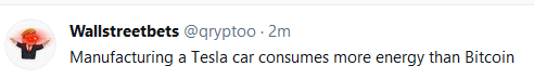 马斯克再次质疑比特币的能耗5