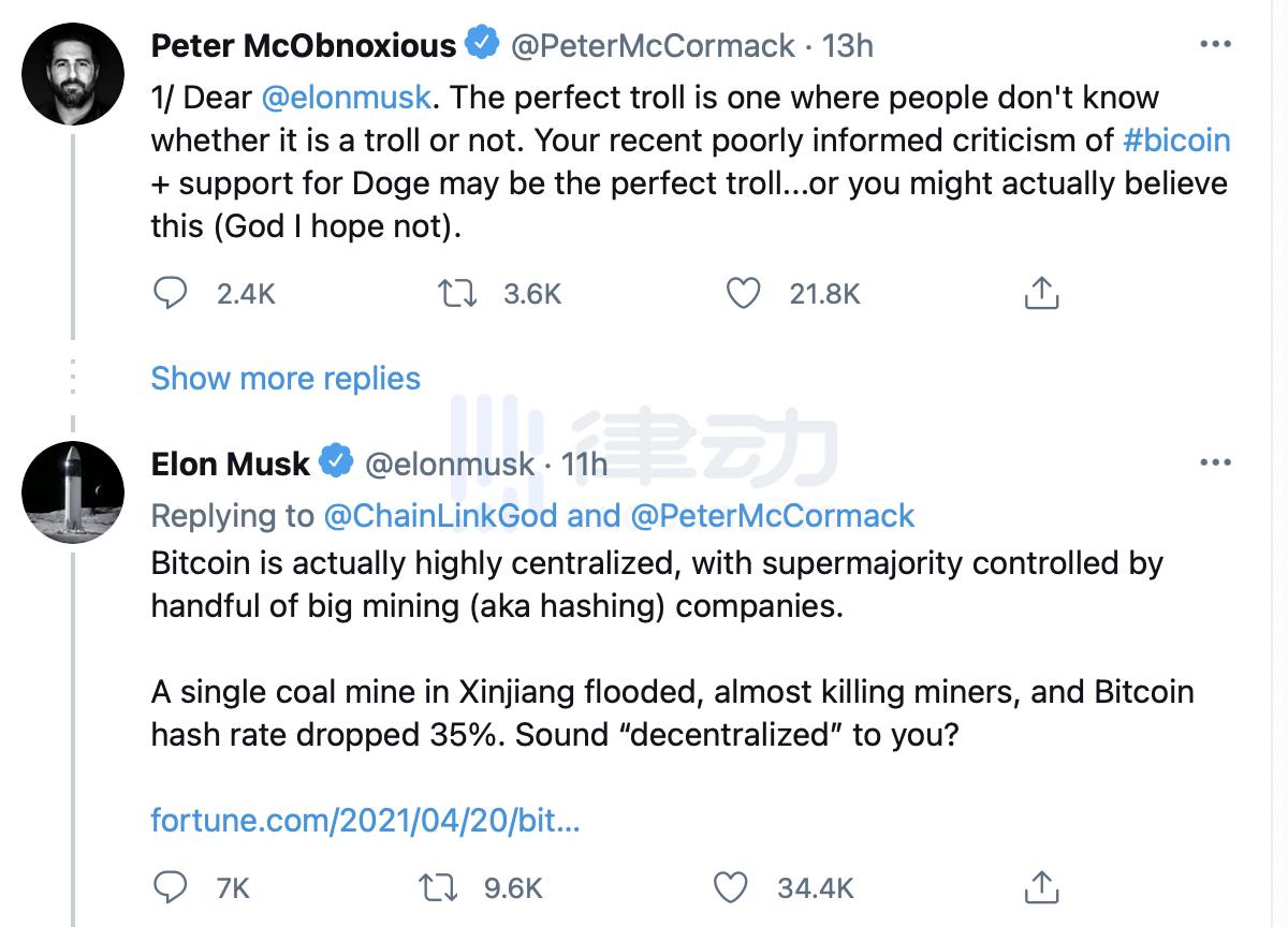 马斯克不喜欢比特币。他只是喜欢控制一切3