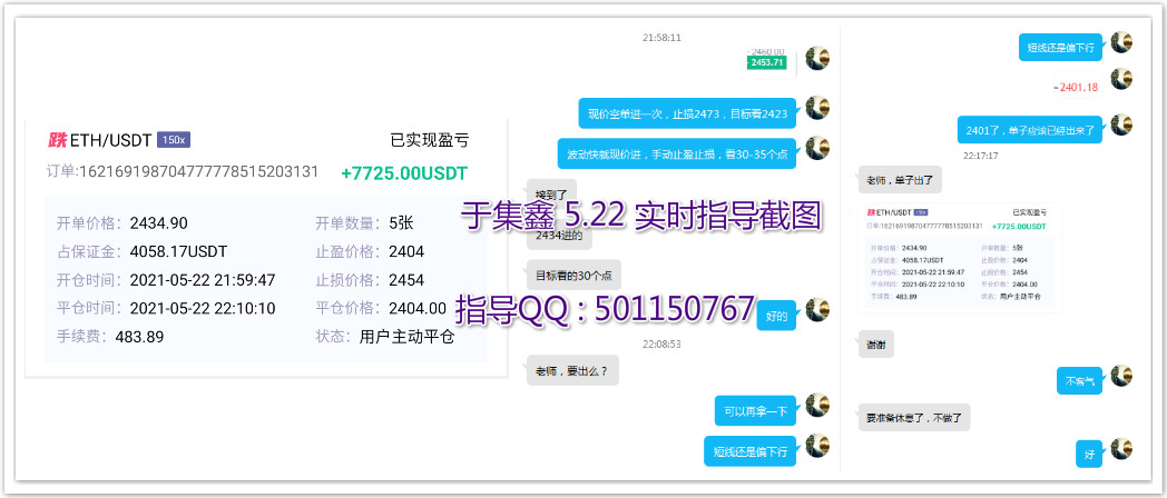 于集鑫：晚间指导4赚1损收益近20000U 大饼获利1000点 你要跟么？4