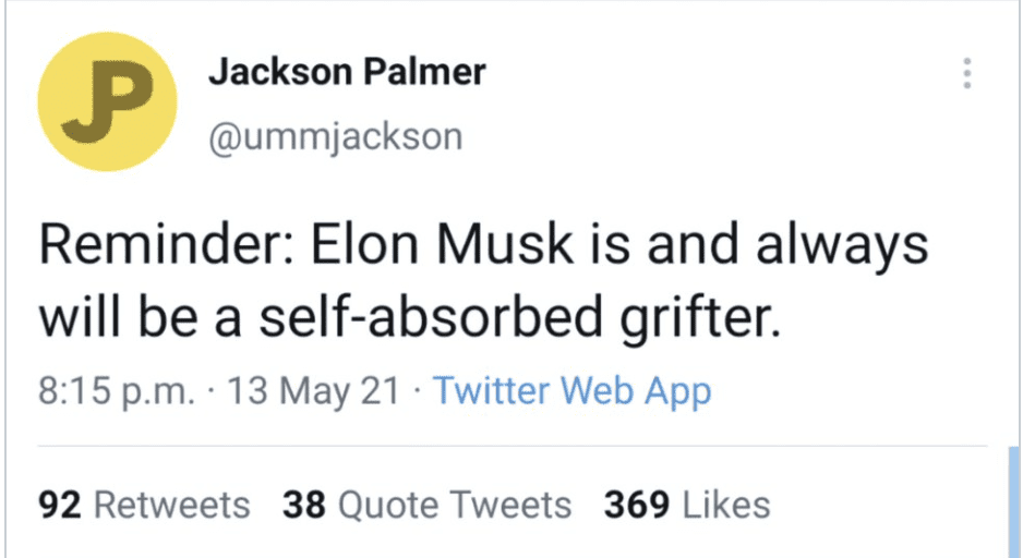 比特币暴跌10%，马斯克暗示特斯拉可能清仓2