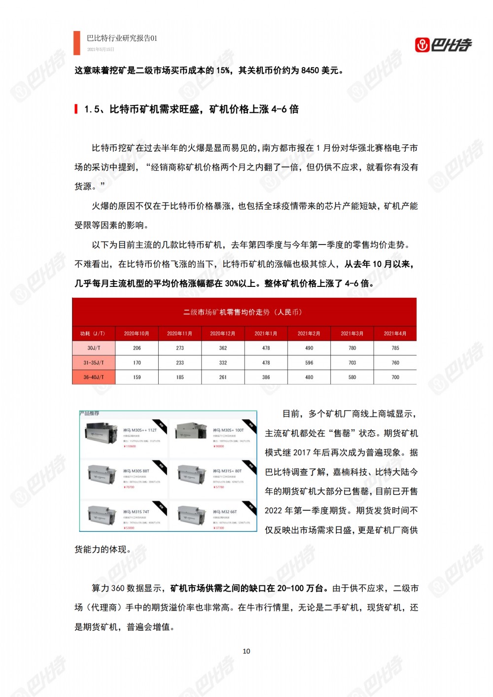 比特币计算能力产业研究报告2021-巴比特产业研究报告-019