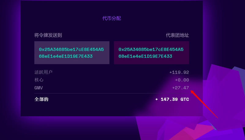 金币终于发行了。你收到多少GTC？1