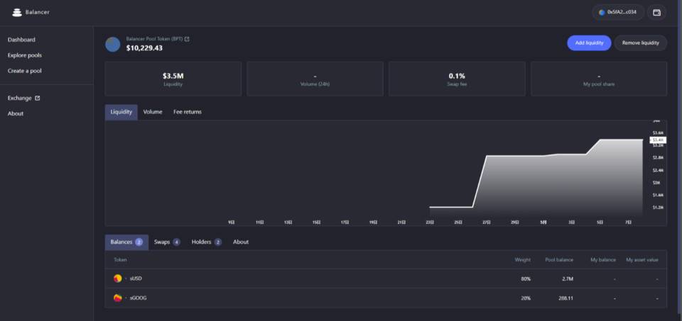 三分钟内学会使用SNx、SUSD和synths参与defi挖掘5