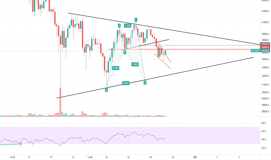 BTC日线下破后的走势类型 BTC日线下破后的走势类型