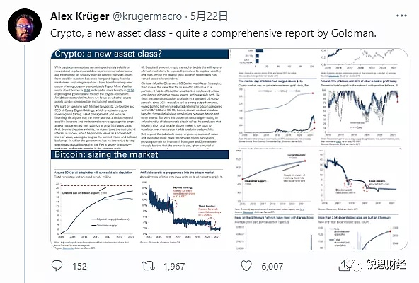 高盛报告：加密货币已成为新的资产类别，以太坊或将超越比特币