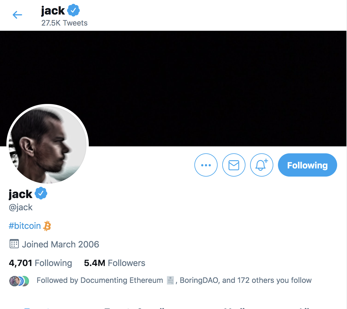 Jack Dorsey：如果我不在 Square 或 Twitter，会为比特币工作3