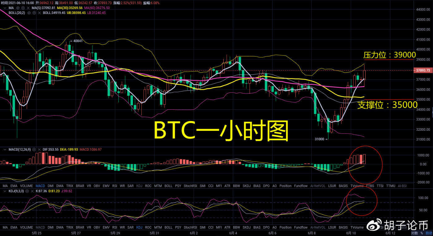 胡子论币：牛市还在继续，比特币能否重回40000就看今晚1