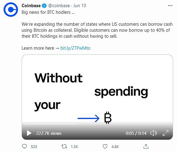 信贷繁荣coinbase的“加密银行”野心 信贷繁荣coinbase的“加密银行”野心