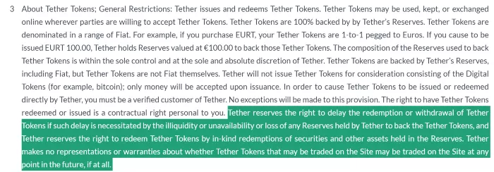 Tether会是下一个黑天鹅吗？4