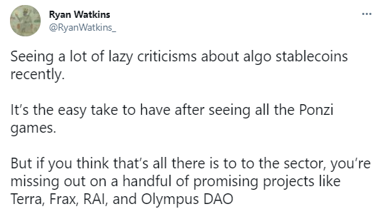 defi-messari分析师之道：算法稳定性不应被完全否定