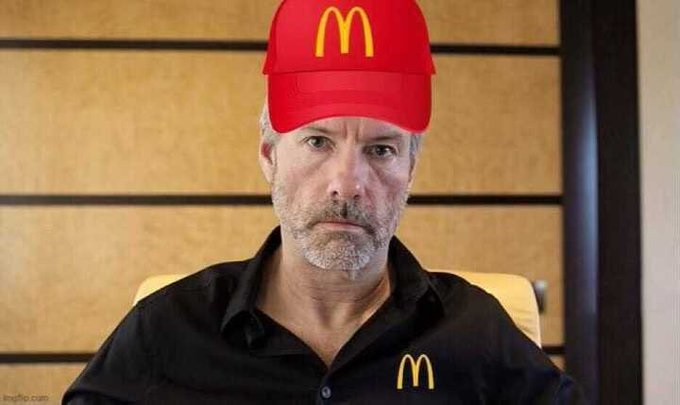 BTC崩溃后加密社区表情包奖励：我们去送外卖，麦当劳工作1