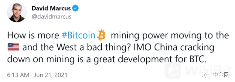 Facebook高管：中国打击比特币开采是BTC的“大发展”1