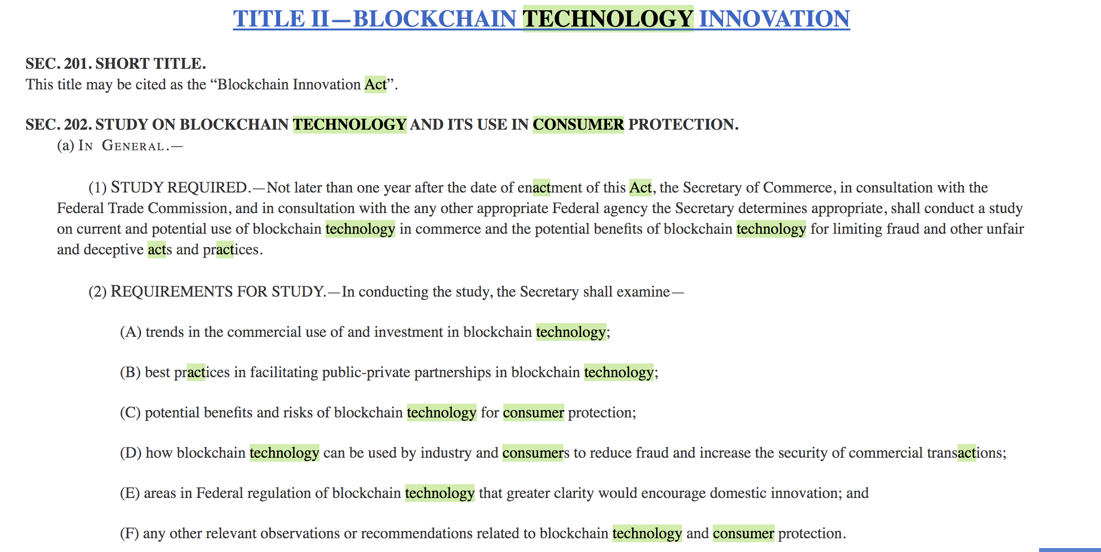 两项与加密货币相关的法案在美国众议院获得通过，并将提交参议院1