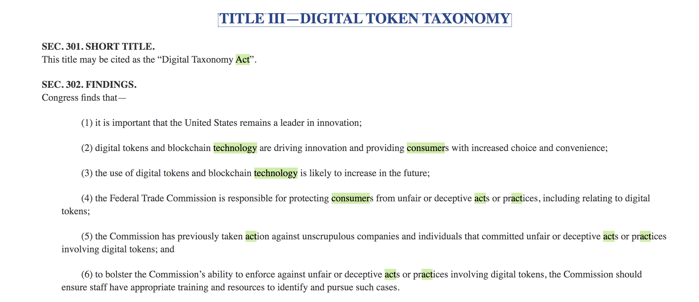 两项与加密货币相关的法案在美国众议院获得通过，并将提交参议院2