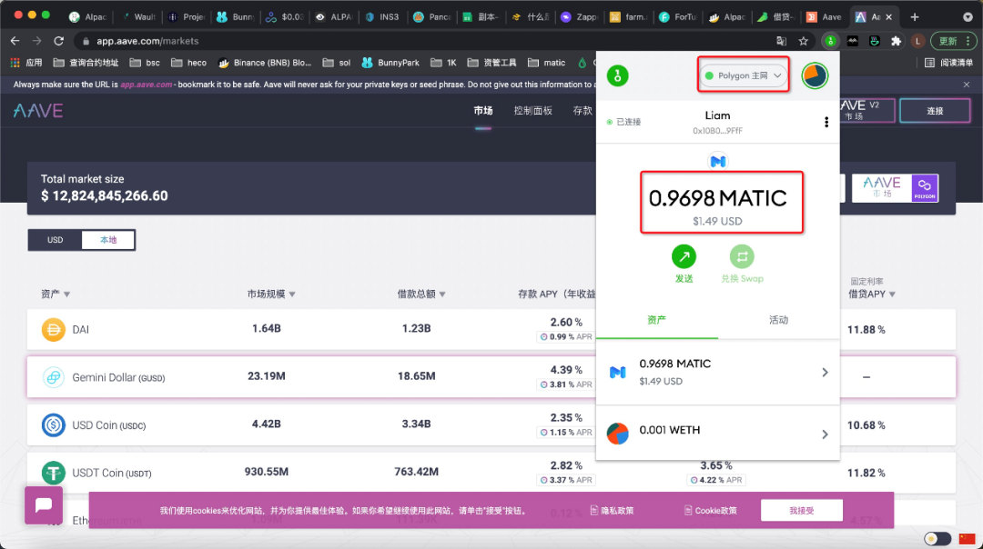 教程|如何使用多边形上的AAVE实现抵押贷款？2