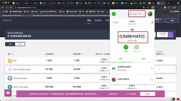 如何利用多边形上的AAVE实现抵押贷款?1 如何利用多边形上的AAVE实现抵押贷款?1