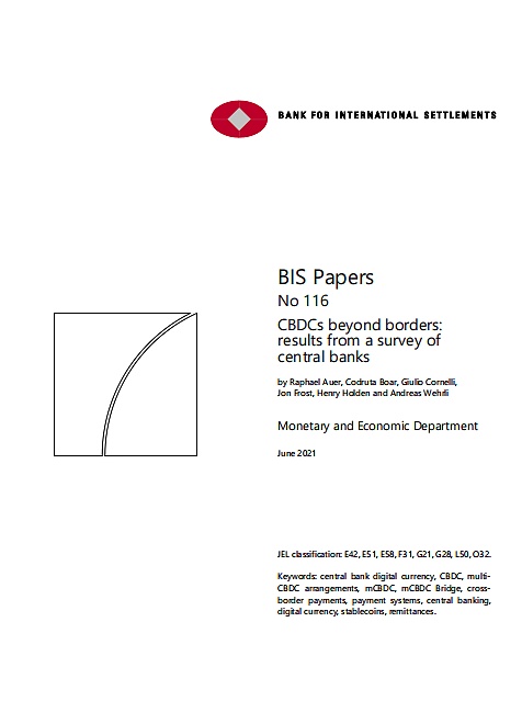 关于CBDC跨境使用的初步思考8