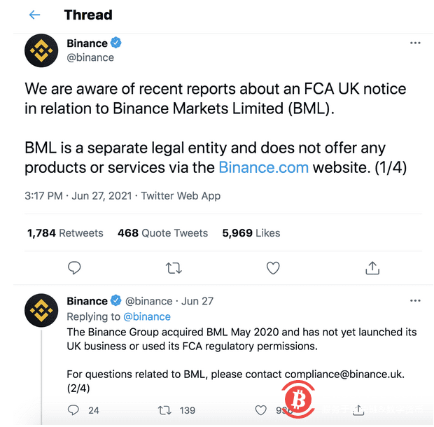 FCA：货币安全在英国并不被禁止。货币安全没有总部是一个“大问题”3