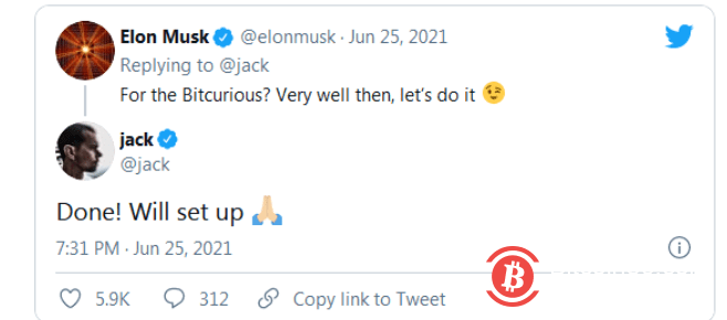 马斯克、推特CEO约战7月比特币“华山论剑”！1