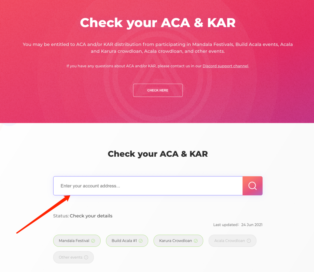 教程 | Karura 网络地址创建与 KAR 奖励查询13