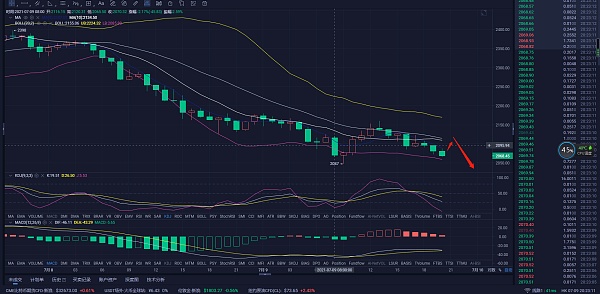 7.9晚间ETH行情分析以及操作建议 行情上的走跌是否会一泻千里