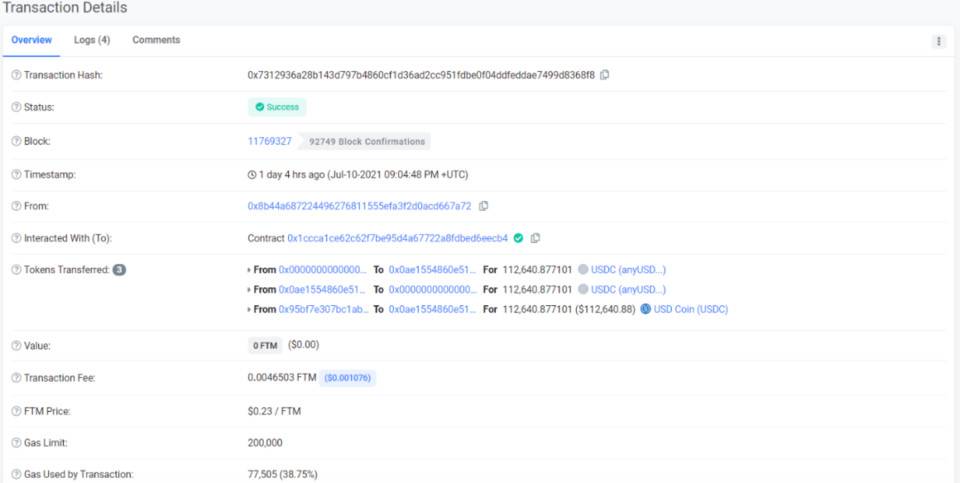 用户私钥被破解？Anyswap 跨链桥被黑客攻击细节分析4