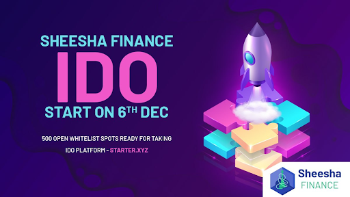 SheeshaFinance的IDO即将首次发行