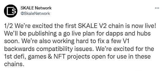 热点早知道|以太坊扩容方案 SKALE V2 现已上线