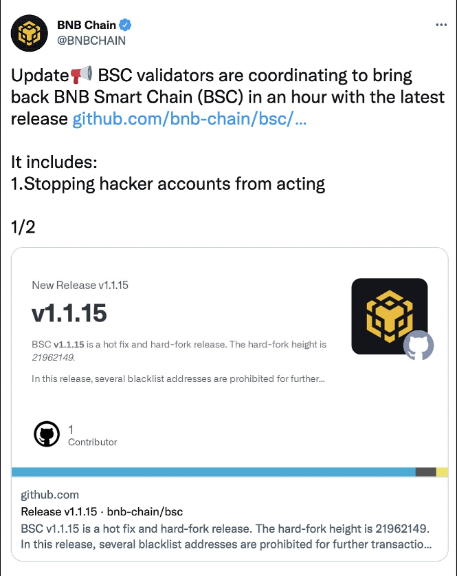 梳理币安BNB Chain遭受黑客攻击事件4 梳理币安BNB Chain遭受黑客攻击事件4
