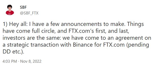 回顾 | FTX这个世界上第二大加密货币交易所,如何在48小时内就陡然从顶峰跌落谷底1 回顾 | FTX这个世界上第二大加密货币交易所,如何在48小时内就陡然从顶峰跌落谷底1