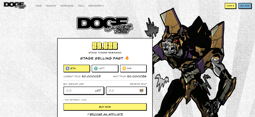 Doge Uprising会成为下一个10倍Meme代币吗?2 Doge Uprising会成为下一个10倍Meme代币吗?2