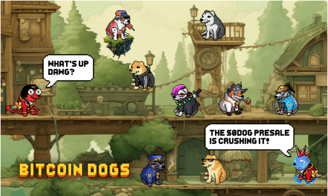Bitcoin Dogs ICO筹集超570万美元,开创BRC-20比特币游戏 Bitcoin Dogs ICO筹集超570万美元,开创BRC-20比特币游戏