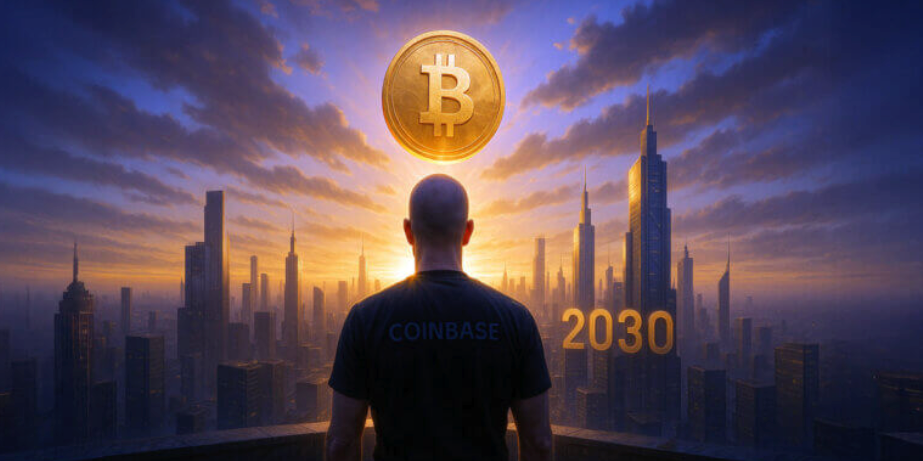 Coinbase 的 Brian Armstrong 预计到 2030 年比特币价格将达到 100 万美元 Coinbase 的 Brian Armstrong 预计到 2030 年比特币价格将达到 100 万美元